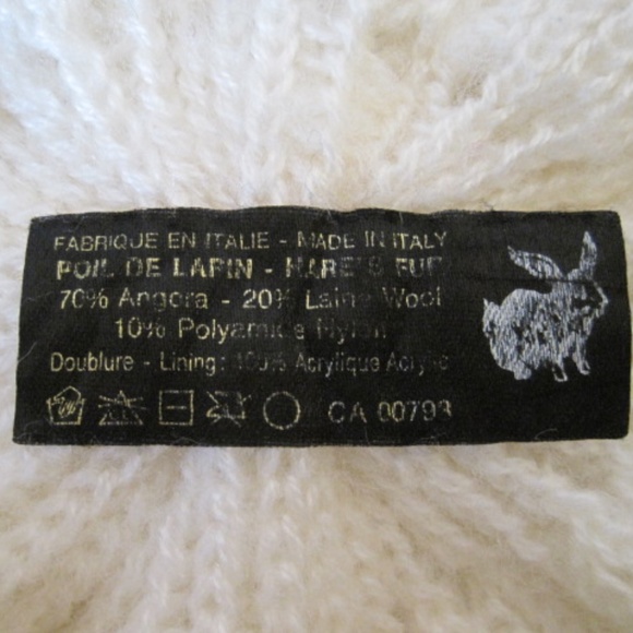 Angora Blend Knitted Beret - Picture 8 of 8